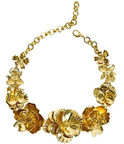 Mestiza New York Amparo Floral Convertible Chain Statement Necklace