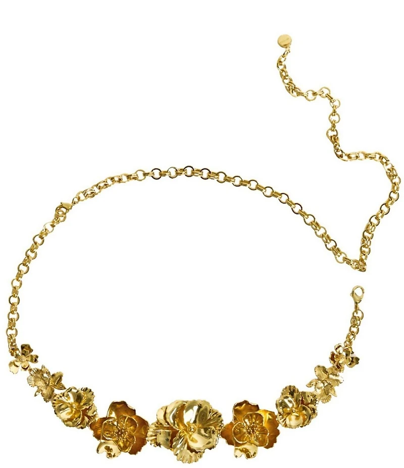 Mestiza New York Amparo Floral Convertible Chain Statement Necklace