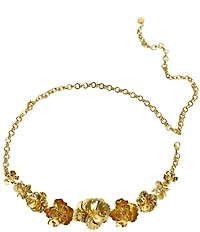 Mestiza New York Amparo Floral Convertible Chain Statement Necklace