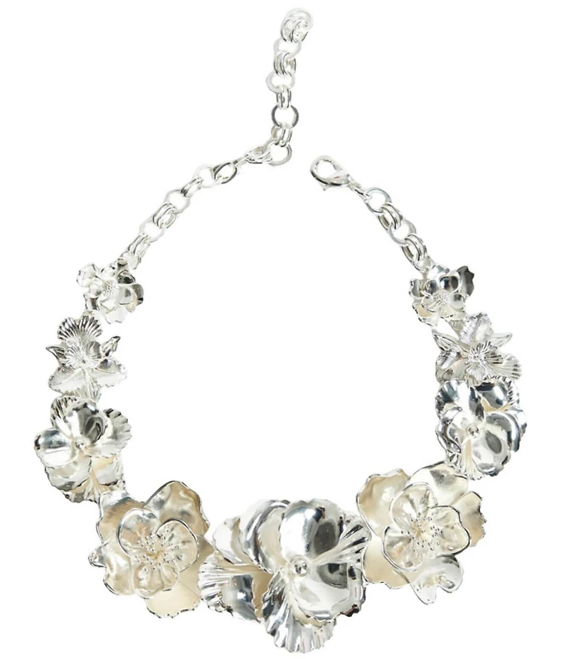 Mestiza New York Amparo Floral Convertible Chain Statement Necklace