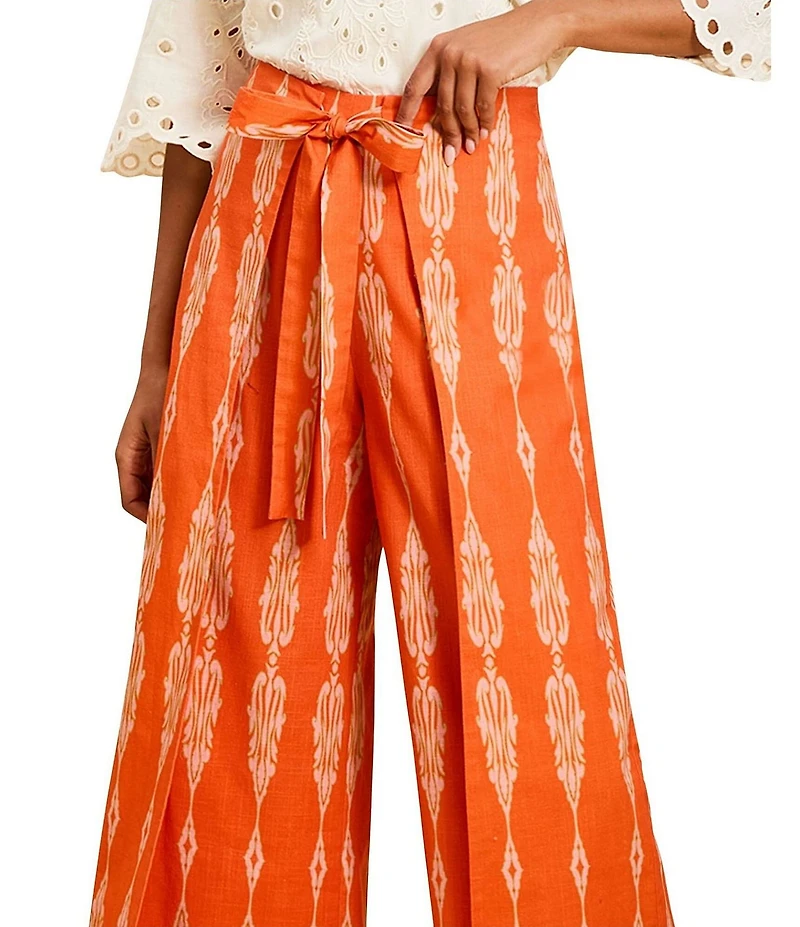 Mestiza New York Chloe Mosaic Print Wrap Pants