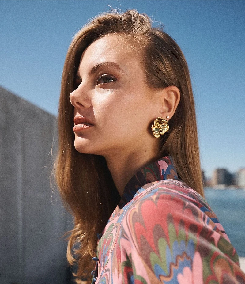 Mestiza New York Delanie Floral Convertible Drop Earrings