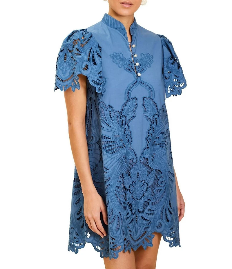 Mestiza New York Elliana Broderie Mini Dress