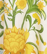 Mestiza New York Linen-Blend Lemon Verbena Halter Sleeveless A-Line Midi Dress