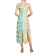 Mestiza New York Monte Carlo Scoop Neck Sleeveless Midi Dress