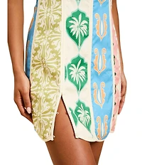 Mestiza New York Sail Away Square Neck Sleeveless Mini Dress