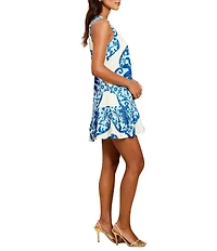 Mestiza New York Sorella Crew Neck Sleeveless Mini Dress