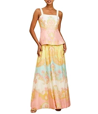 Mestiza New York St. Germain Venetian Paisley Convertible Gown
