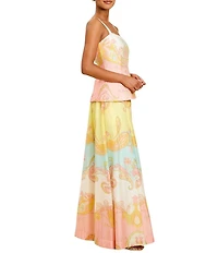Mestiza New York St. Germain Venetian Paisley Convertible Gown