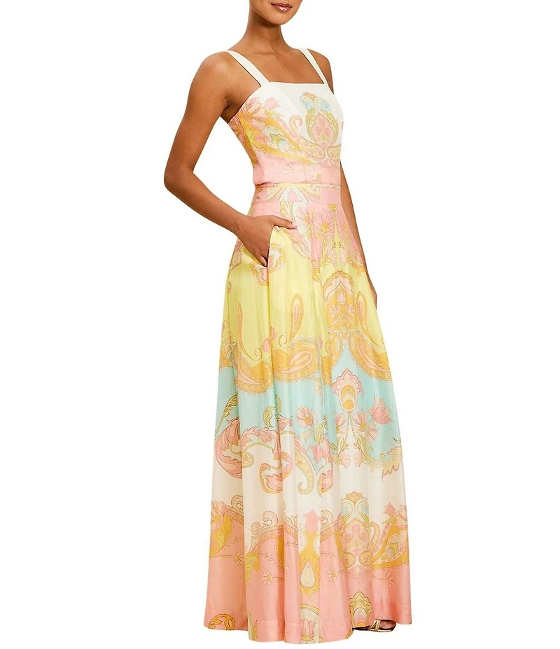 Mestiza New York St. Germain Venetian Paisley Convertible Gown