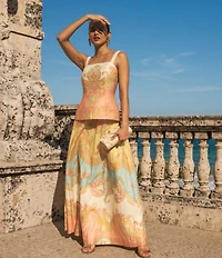 Mestiza New York St. Germain Venetian Paisley Convertible Gown