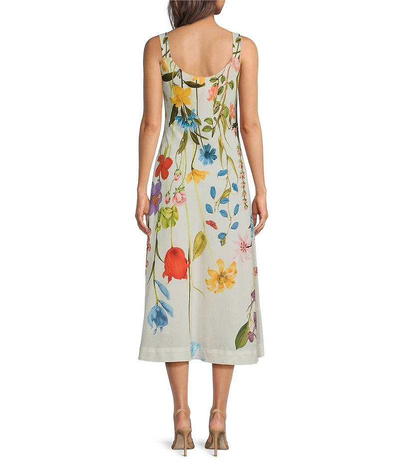 Mestiza New York Sugarcane Slip Floral Midi Dress