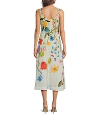 Mestiza New York Sugarcane Slip Floral Midi Dress