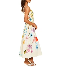 Mestiza New York Sugarcane Slip Floral Midi Dress