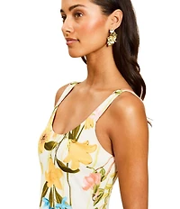 Mestiza New York Sugarcane Slip Floral Midi Dress