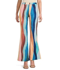 Mestiza New York Theo Coordinating Pocketed Bell Bottom Flare Pants