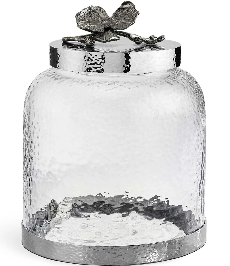 Michael Aram Black Orchid Cookie Jar