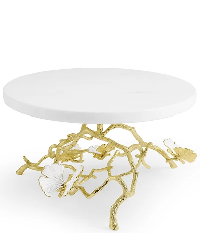 Michael Aram Butterfly Ginkgo Gold Collection Cake Stand