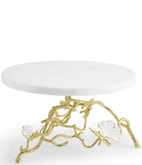 Michael Aram Butterfly Ginkgo Gold Collection Cake Stand