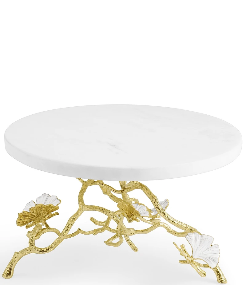 Michael Aram Butterfly Ginkgo Gold Collection Cake Stand