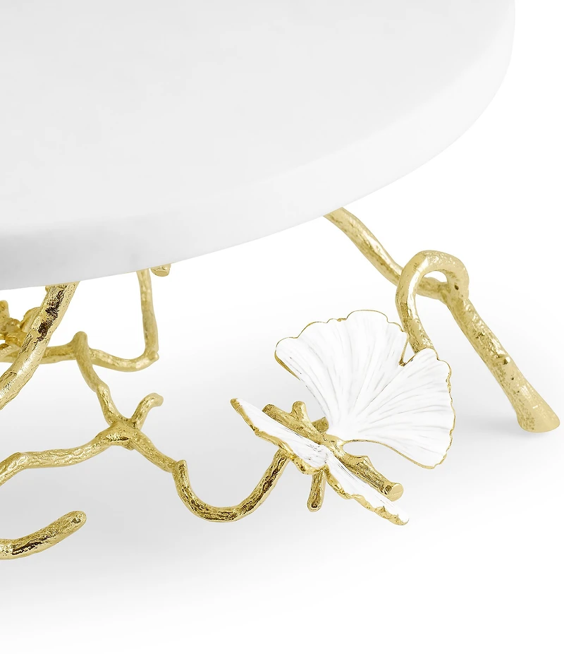 Michael Aram Butterfly Ginkgo Gold Collection Cake Stand