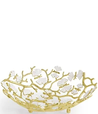 Michael Aram Butterfly Ginkgo Gold Collection Bread Basket