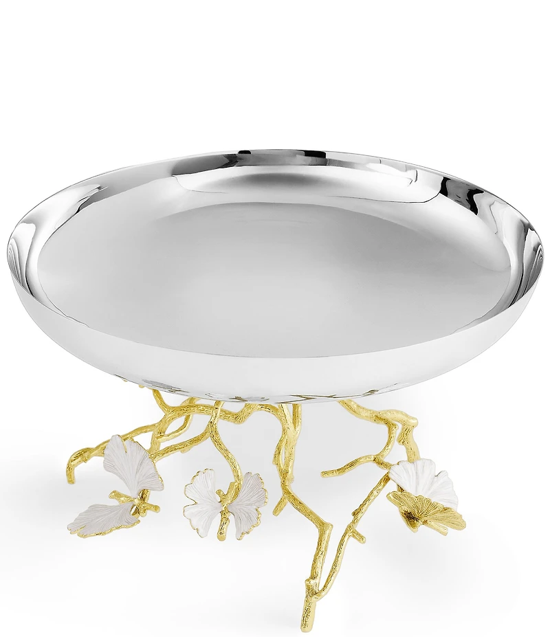 Michael Aram Butterfly Ginkgo Gold Collection Fruit Bowl