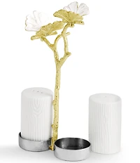Michael Aram Butterfly Ginkgo Gold Collection Salt & Pepper Shaker Set