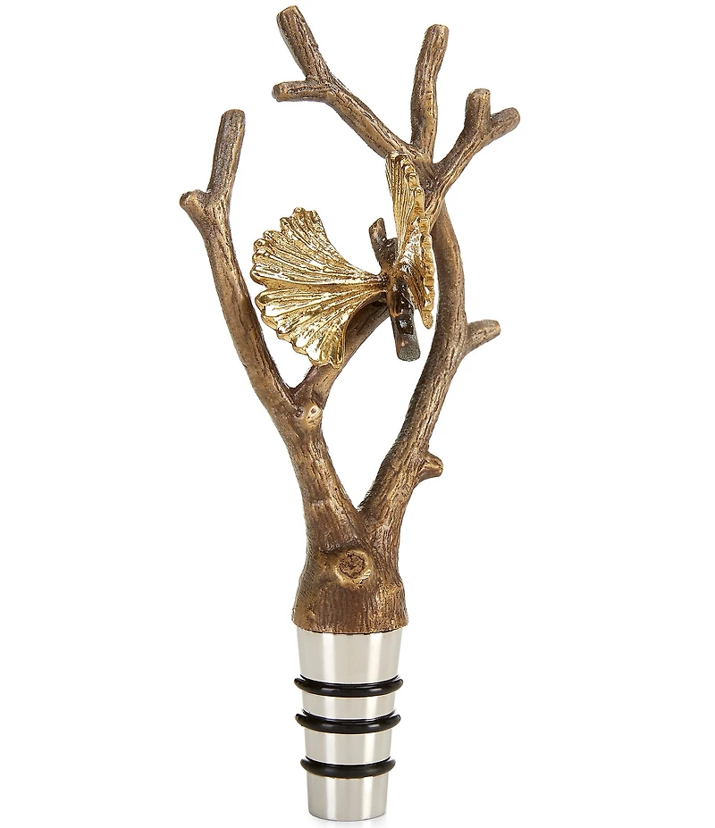 Michael Aram Butterfly Ginkgo Collection Wine Stopper