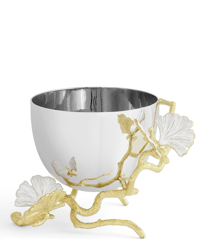 Michael Aram Butterfly Ginkgo Gold Collection Nut Bowl