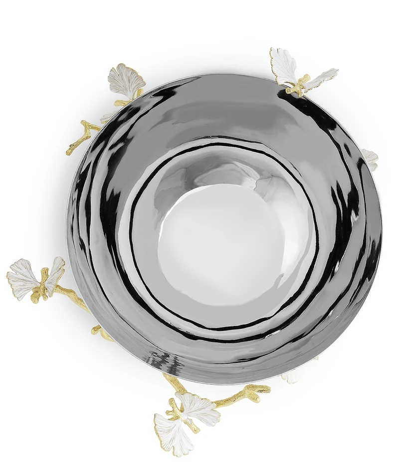 Michael Aram Butterfly Ginkgo Gold Collection Serving Bowl