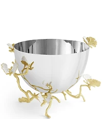Michael Aram Butterfly Ginkgo Gold Collection Serving Bowl