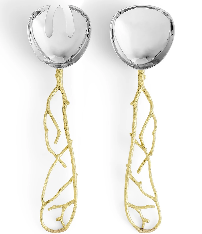Michael Aram Butterfly Ginkgo Gold Collection Serving Set