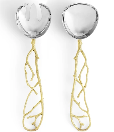 Michael Aram Butterfly Ginkgo Gold Collection Serving Set