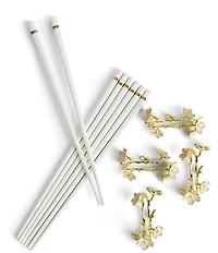 Michael Aram Cherry Blossom Chopsticks & Stands Set