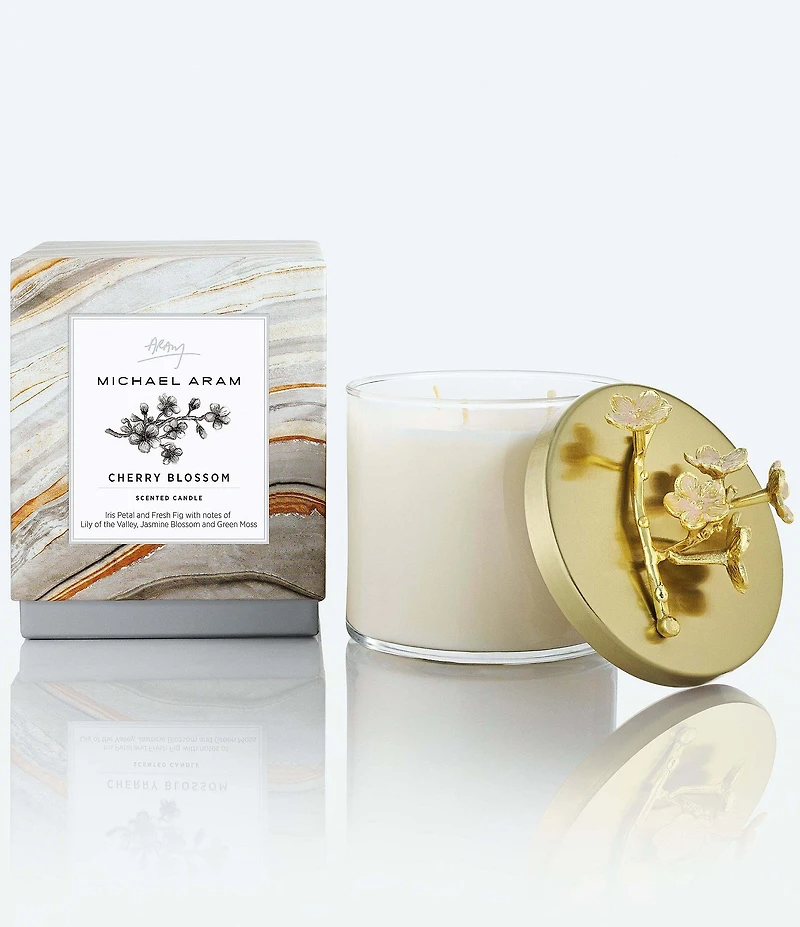 Michael Aram Cherry Blossom Scented Candle, 13.5 oz.