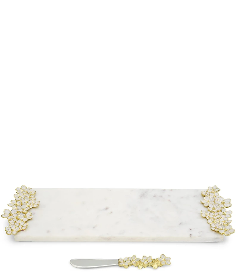 Michael Aram Cherry Blossom Small Cheese Board with Spreader