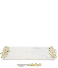 Michael Aram Cherry Blossom Small Cheese Board with Spreader