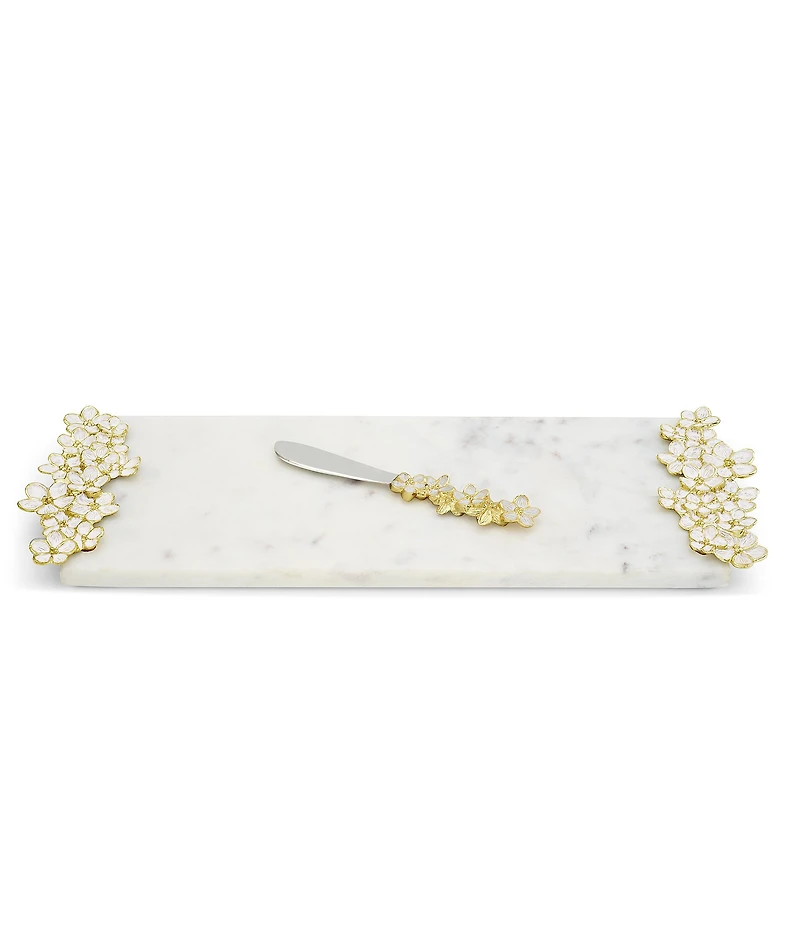 Michael Aram Cherry Blossom Small Cheese Board with Spreader