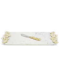 Michael Aram Cherry Blossom Small Cheese Board with Spreader