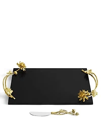 Michael Aram Dahlia Cheese Board with Knife