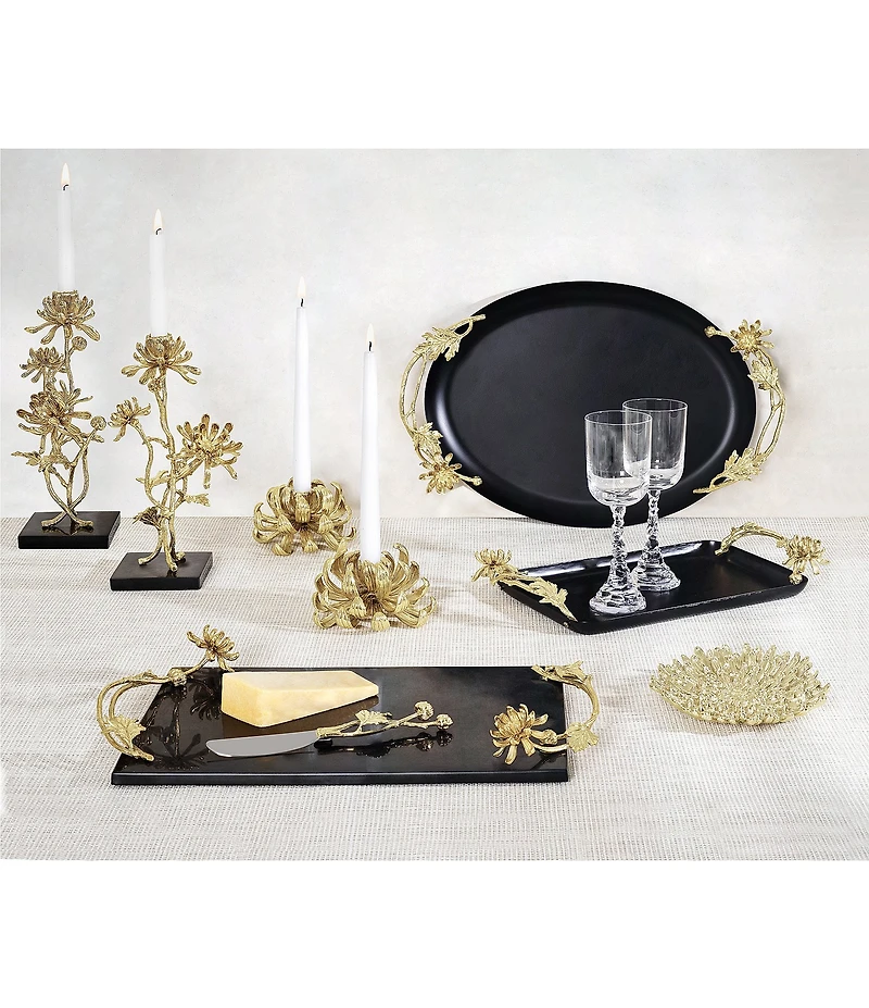 Michael Aram Dahlia Cheese Board with Knife