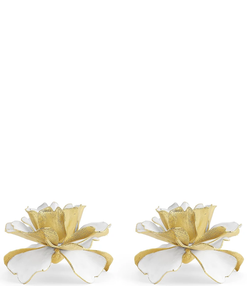 Michael Aram Gardenia Collection Candleholders, Set of 2