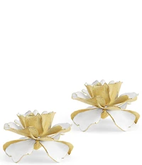 Michael Aram Gardenia Collection Candleholders, Set of 2
