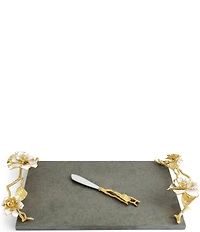 Michael Aram Gardenia Collection Cheeseboard with Knife