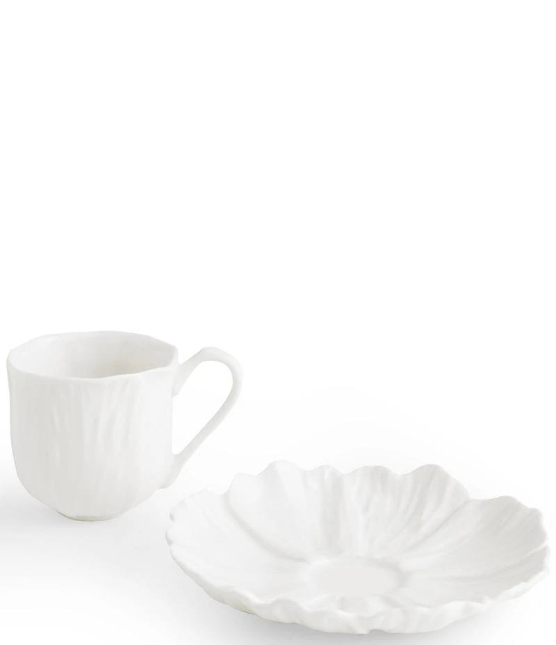Michael Aram Gardenia Collection Demitasse Set