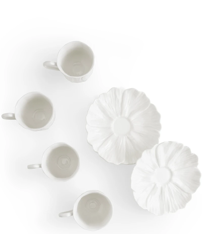 Michael Aram Gardenia Collection Demitasse Set