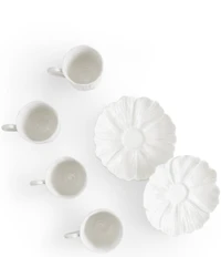 Michael Aram Gardenia Collection Demitasse Set