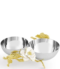 Michael Aram Gardenia Collection Double Dish