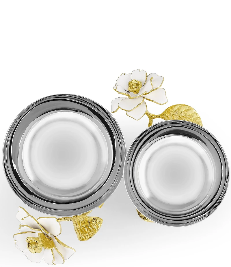 Michael Aram Gardenia Collection Double Dish